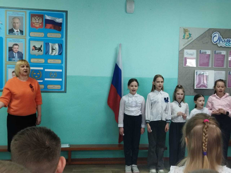 Линейка, посвящённая Неделе Памяти ко Дню празднования 80-летия Победы в ВОВ.